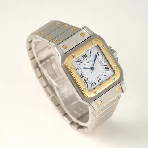 Cartier Santos 2961 29mm Yellow gold and stainless steel White 4