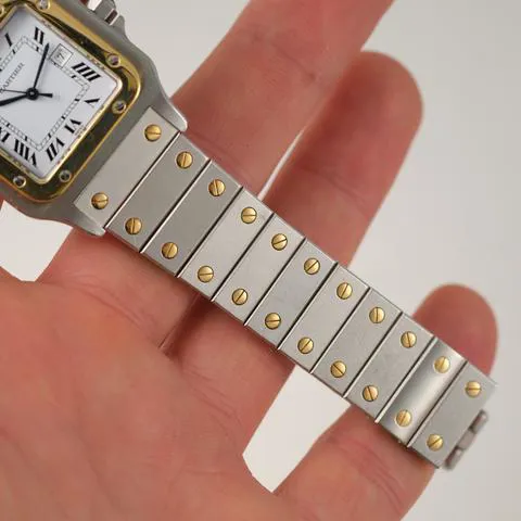 Cartier Santos 2961 29mm Yellow gold and stainless steel White 8