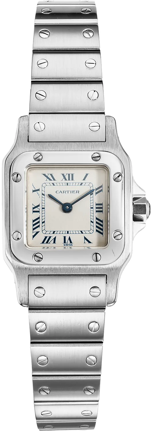 Cartier Santos W20056D6 24mm Stainless steel Silver Gray