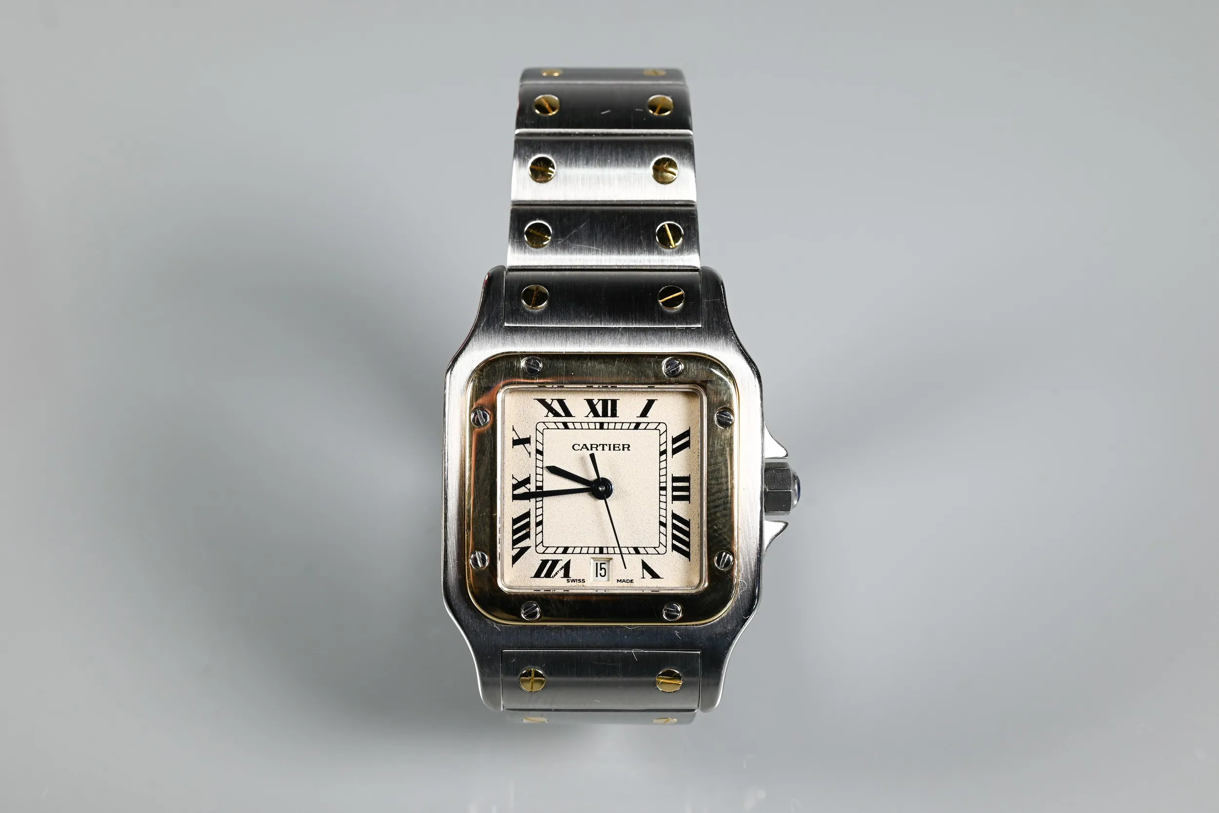 Cartier Santos nullmm Stainless steel and yellow gold 1