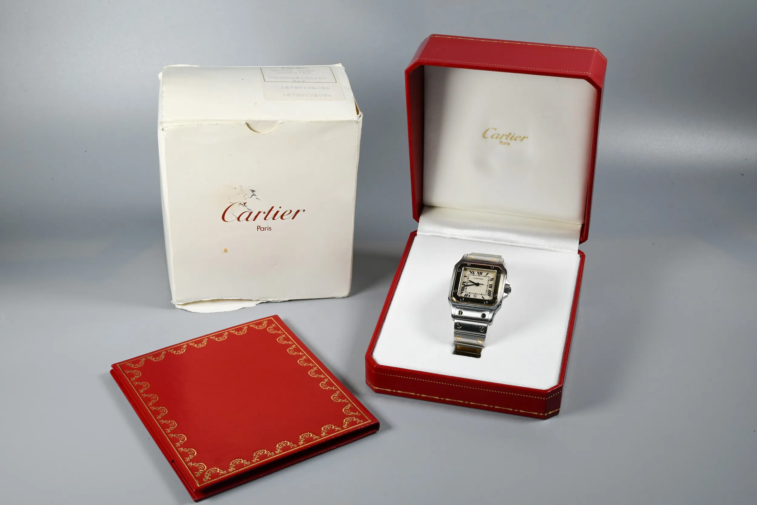 Cartier Santos nullmm Stainless steel and yellow gold 2