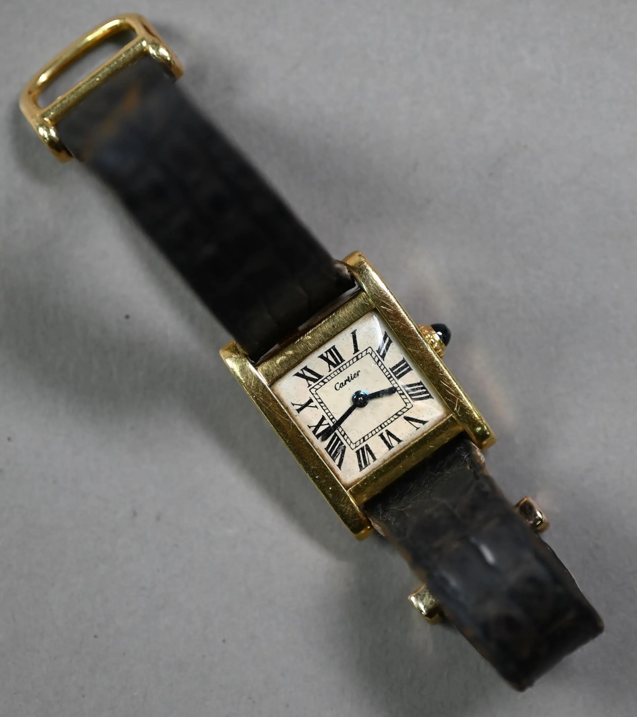 Cartier Tank 27mm Yellow gold Champagne 2