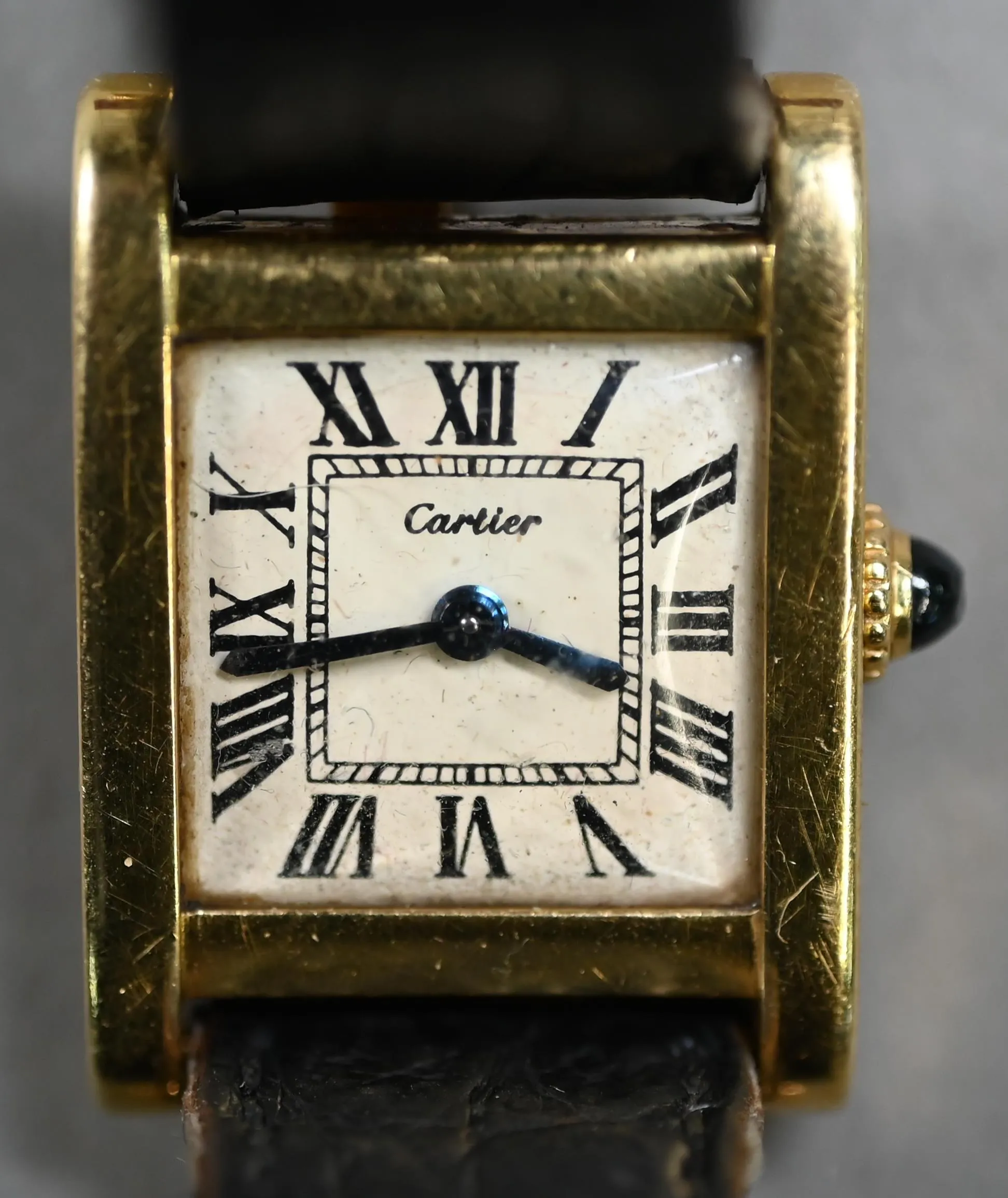 Cartier Tank 27mm Yellow gold Champagne 3