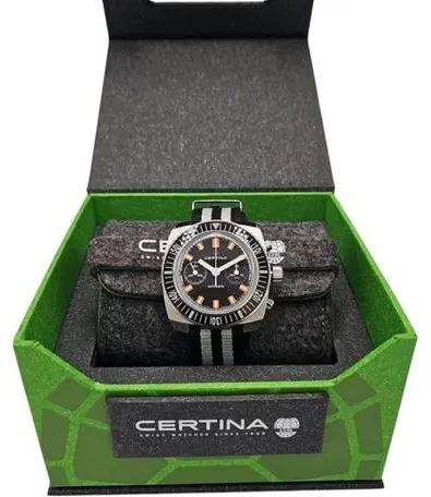 Certina Heritage Collection C040.462.18.051.00 43.5mm Stainless steel Black 5