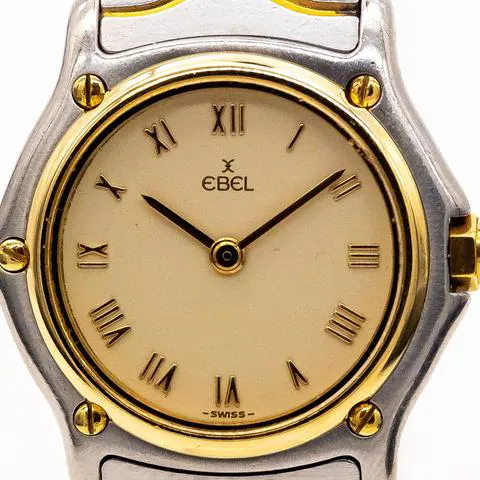 Ebel Sport 1057901 23mm Yellow gold and stainless steel Champagne