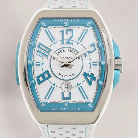 Franck Muller Vanguard V 45 SC DT RCG AC TU 45mm Stainless steel White