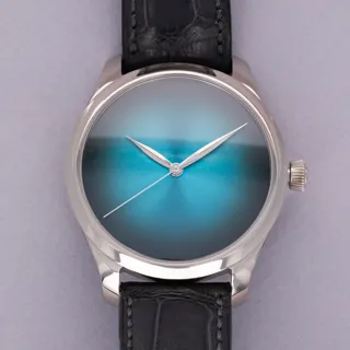 H. Moser & Cie. Endeavour 1200-026 White gold Blue