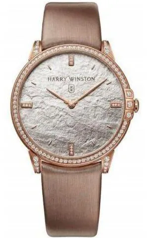 Harry Winston Midnight MIDQHM39RR004 39mm Rose gold Silver