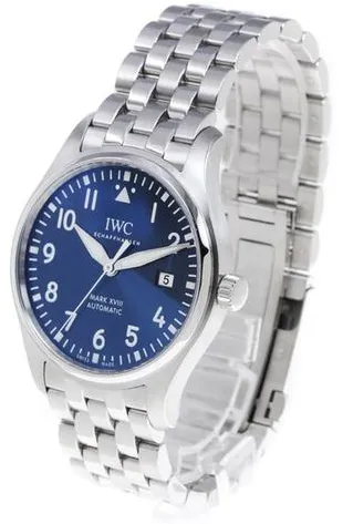 IWC Pilot Mark IW327014 40mm Stainless steel Blue 2