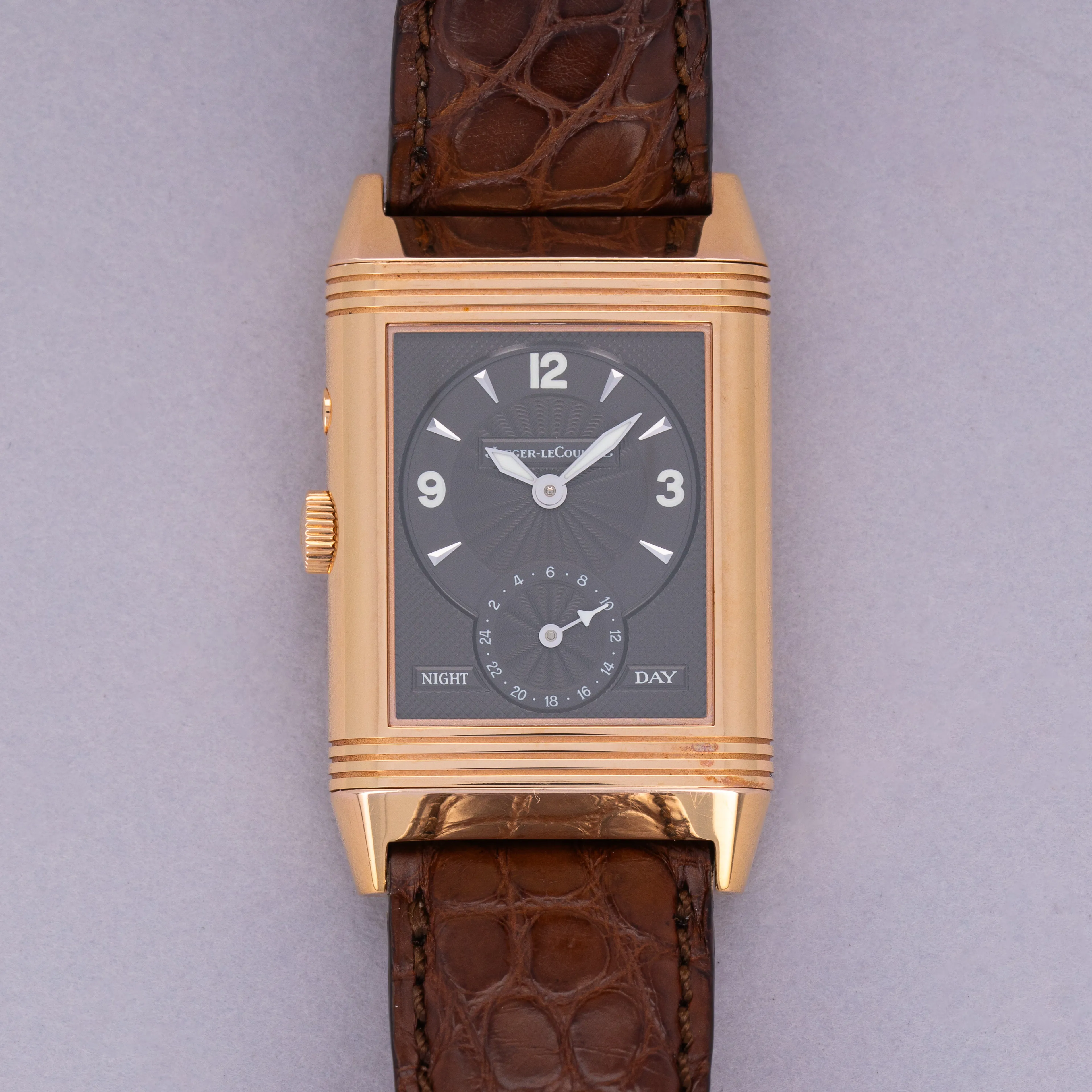 Jaeger-LeCoultre Reverso Duo 270.2.54 26mm Rose gold Silver and black 2