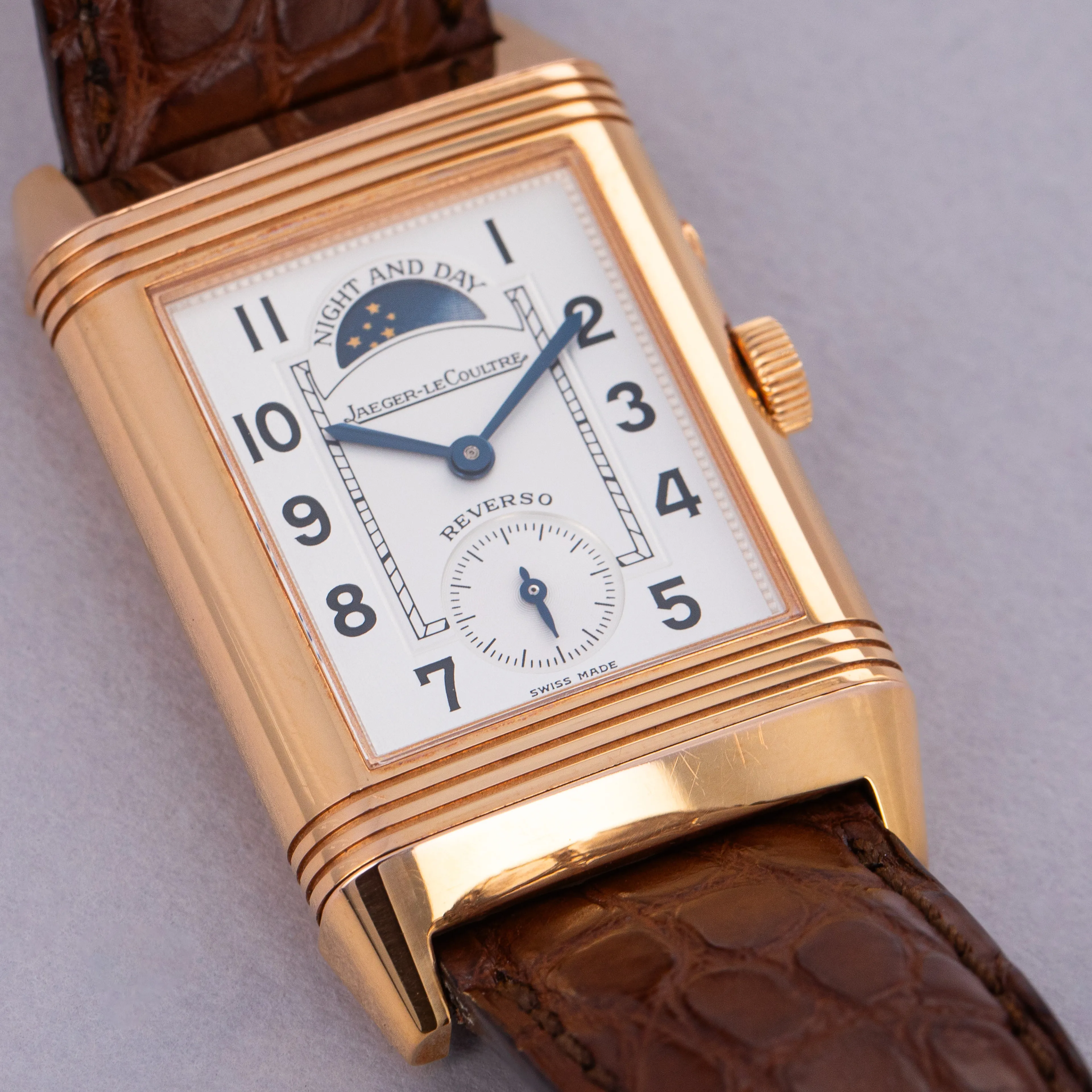 Jaeger-LeCoultre Reverso Duo 270.2.54 26mm Rose gold Silver and black 3