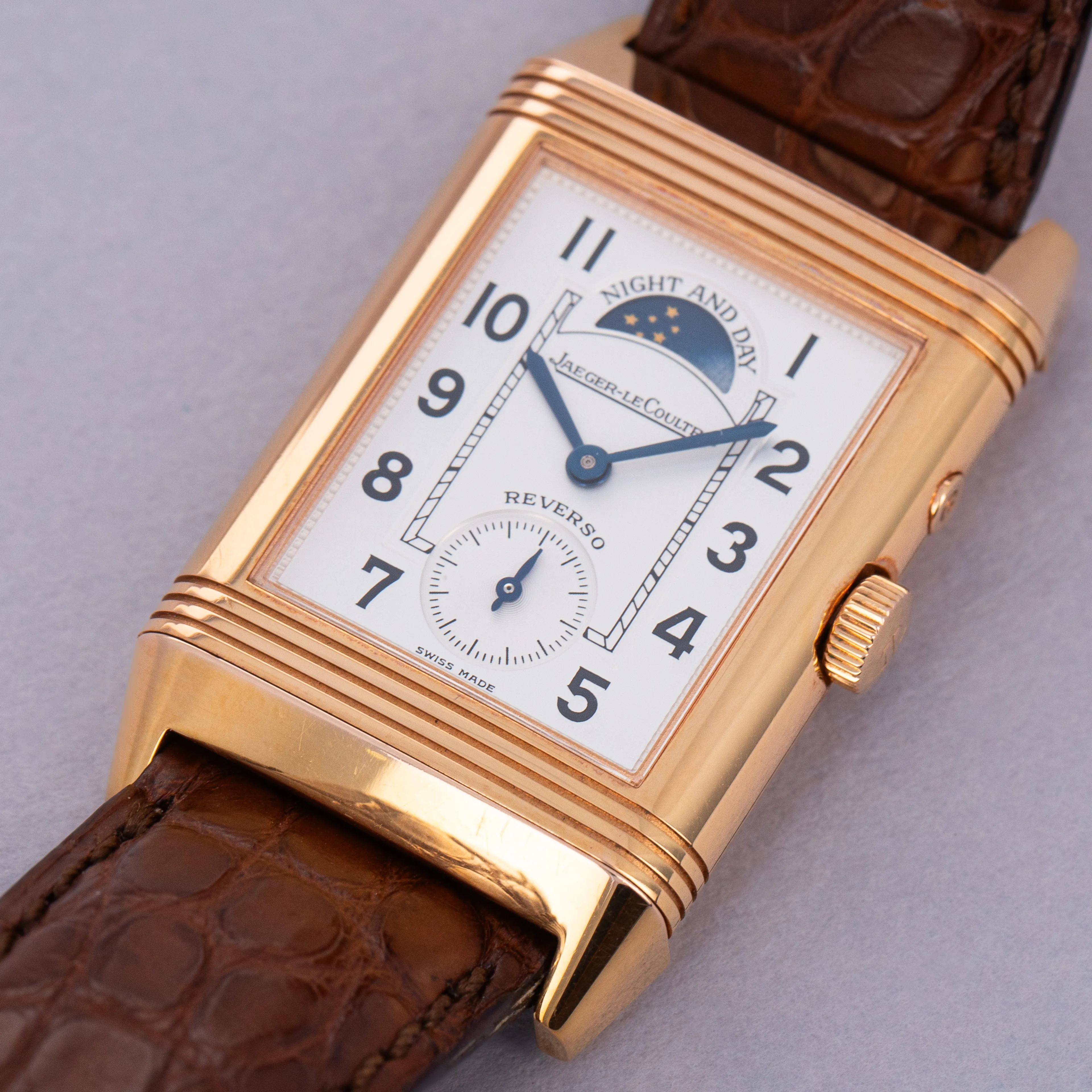 Jaeger-LeCoultre Reverso Duo 270.2.54 26mm Rose gold Silver and black 4
