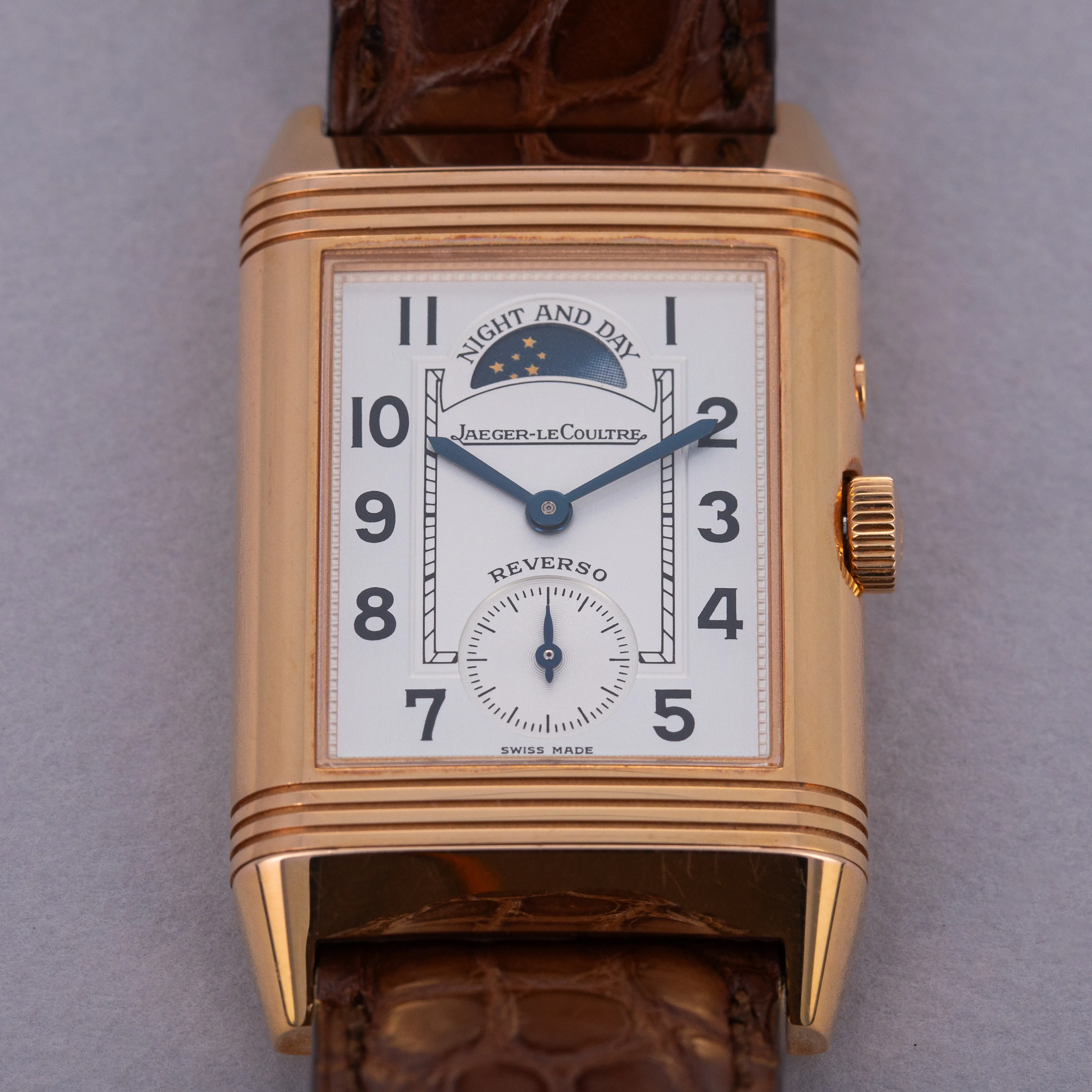 Jaeger-LeCoultre Reverso Duo 270.2.54 26mm Rose gold Silver and black 13