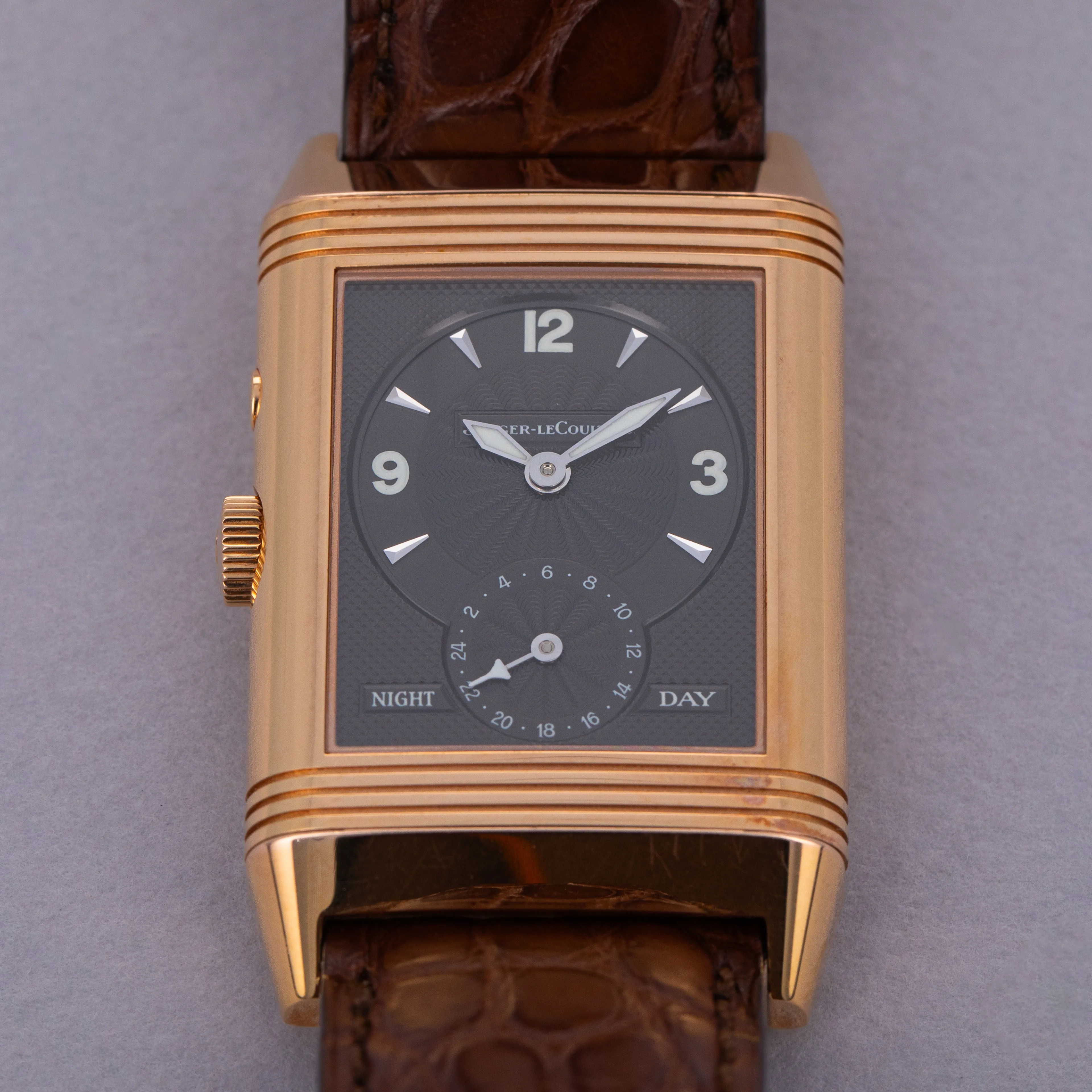 Jaeger-LeCoultre Reverso Duo 270.2.54 26mm Rose gold Silver and black 14