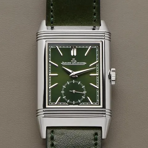 Jaeger-LeCoultre Reverso 214.8.62 40mm Stainless steel Green