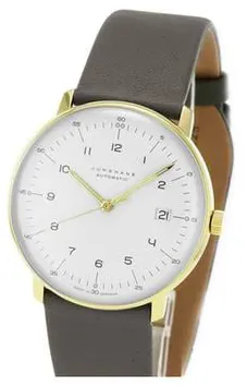 Junghans max bill 27/7806.02 38mm Yellow gold and stainless steel White
