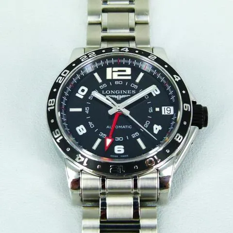 Longines Admiral L3.668.4.56.6 42mm Stainless steel Black