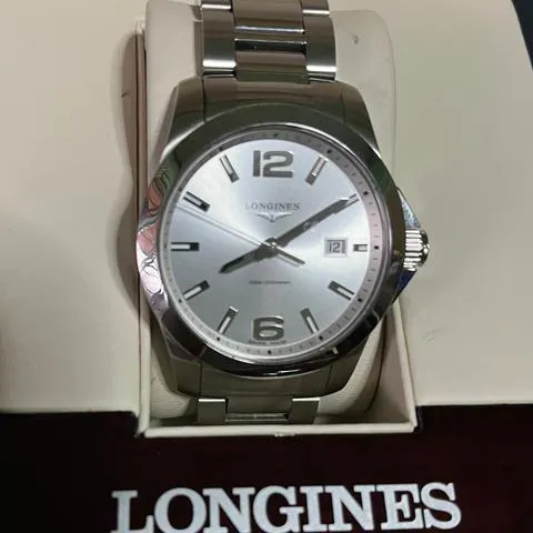 Longines Conquest L3.759.4.76.6 41mm Stainless steel Silver