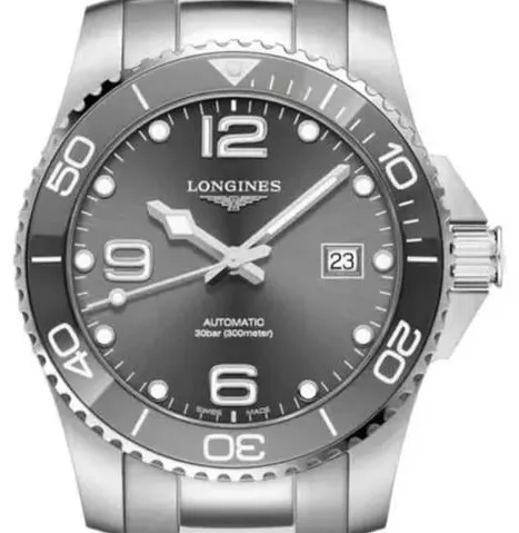 Longines HydroConquest L3.781.4.76.6 41mm Stainless steel Gray