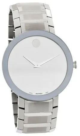 Movado Sapphire 0607178 39mm Stainless steel Silver