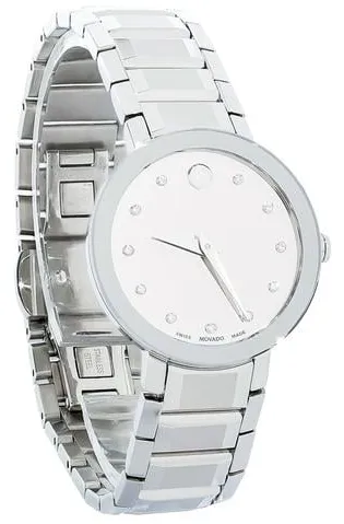 Movado Sapphire 28mm Stainless steel Silver
