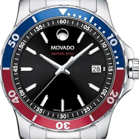 Movado Series 800 42mm Stainless steel Black 1