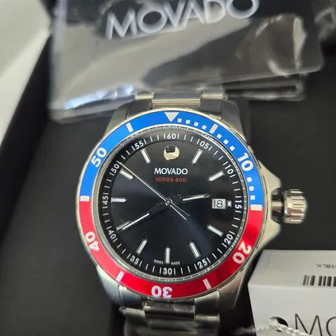 Movado Series 800 42mm Stainless steel Black 6