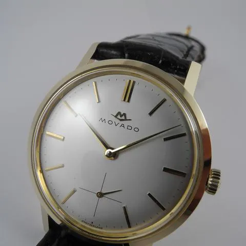 Movado 34mm Yellow gold Silver 8