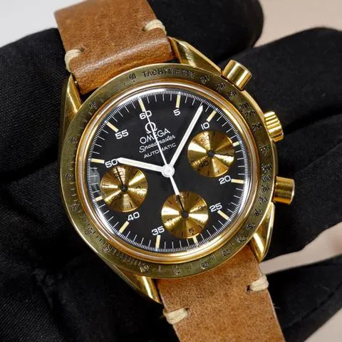 Omega Speedmaster 175.0032 39mm Yellow gold Black