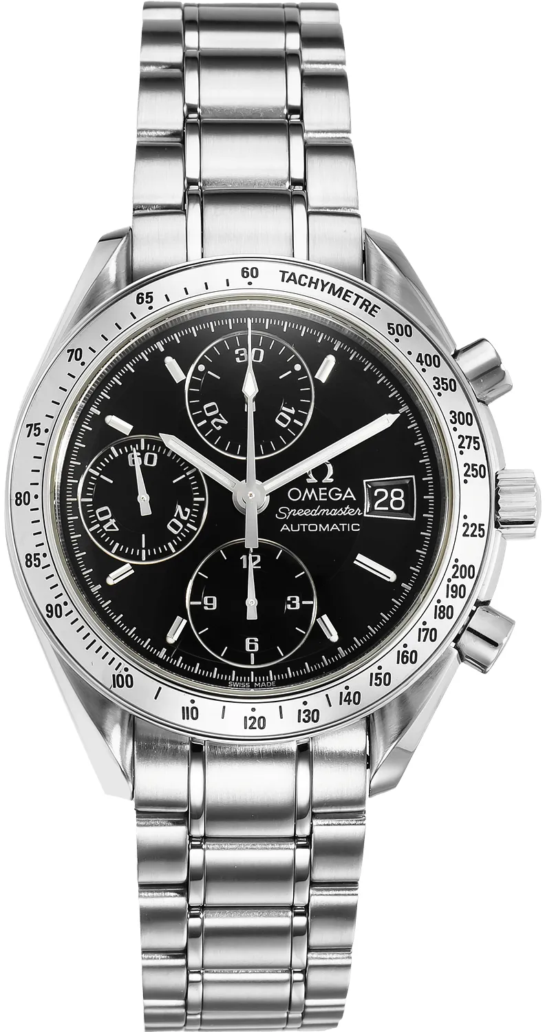 Omega Speedmaster Date 35135000 39mm Stainless steel Black