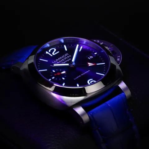 Panerai Luminor PAM01404 Stainless steel Blue 6