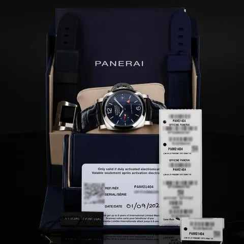 Panerai Luminor PAM01404 Stainless steel Blue 11