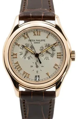 Patek Philippe Annual Calendar 5035R 37mm Rose gold White