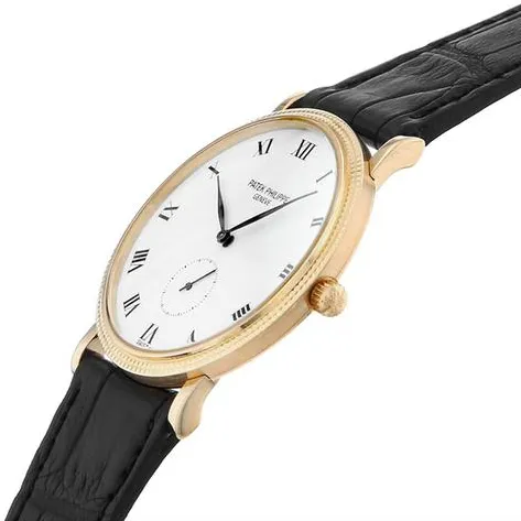 Patek Philippe Calatrava 3919J 33mm Yellow gold White 1