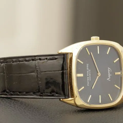 Patek Philippe Golden Ellipse 3566 28mm Yellow gold Blue 8