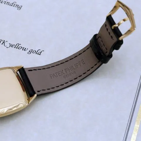 Patek Philippe Golden Ellipse 3566 28mm Yellow gold Blue 13