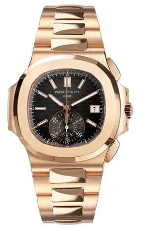 Patek Philippe Nautilus 5980/1R-001 40mm Rose gold Black