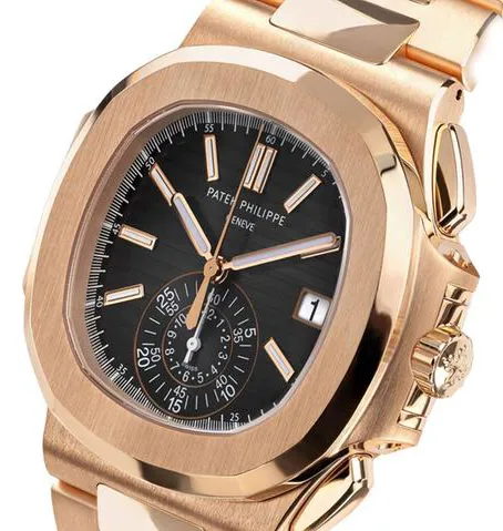 Patek Philippe Nautilus 5980/1R-001 40mm Rose gold Black 1