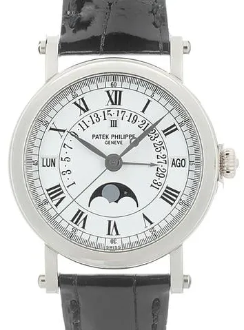 Patek Philippe Perpetual Calendar 5059G-015 36mm White gold White