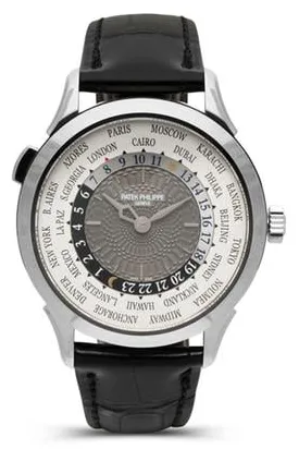 Patek Philippe World Time 5230G-014 38.5mm White gold White and Gray