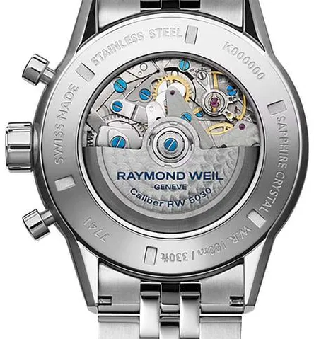 Raymond Weil Freelancer 7741-ST1-30021 43mm Stainless steel White 6