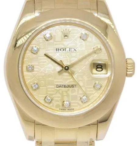 Rolex Datejust 31 81208 34mm Yellow gold Jubilee 1