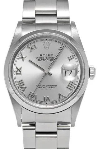 Rolex Datejust 36 16200 36mm Stainless steel Silver