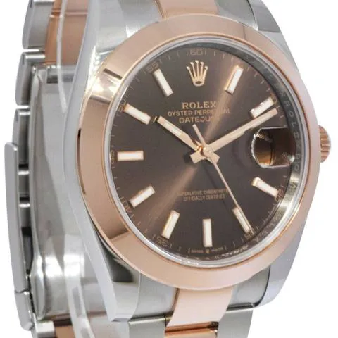 Rolex Datejust 41 126301 41mm Yellow gold and Stainless steel Brown 4