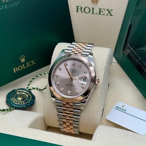 Rolex Datejust 41 126301 41mm Yellow gold and Stainless steel Rose 1