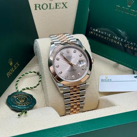 Rolex Datejust 41 126301 41mm Yellow gold and Stainless steel Rose 2