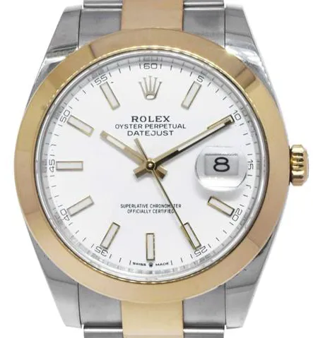 Rolex Datejust 41 126303 41mm Stainless steel White