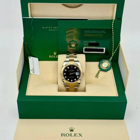 Rolex Datejust 41 126303 41mm Yellow gold and Stainless steel Black 10