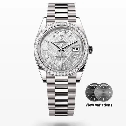 Rolex Day-Date 40 228349RBR 40mm White gold Mother-of-pearl