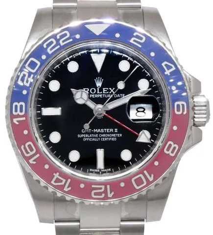 Rolex GMT-Master II 116719BLRO 40mm White gold Black 11